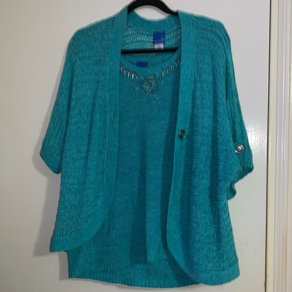 2 piece crotchet/knit top